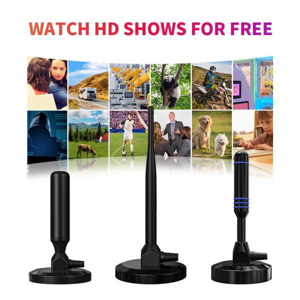 Aluminum Plastic High Gain 360 Degree Uhf 4k Dvb T2 Temote Control Outdoor Hd Tv Antenna