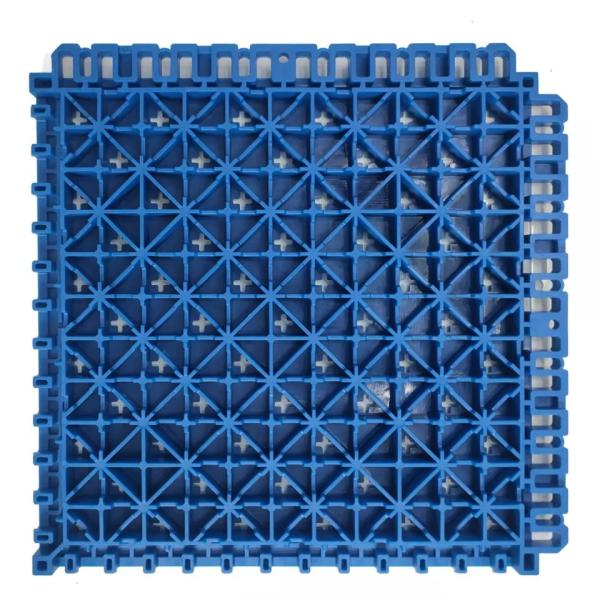Reprodução de ruído exterior de PP azulejos esportivos modulares para 3x3 quadra de basquete do quintal