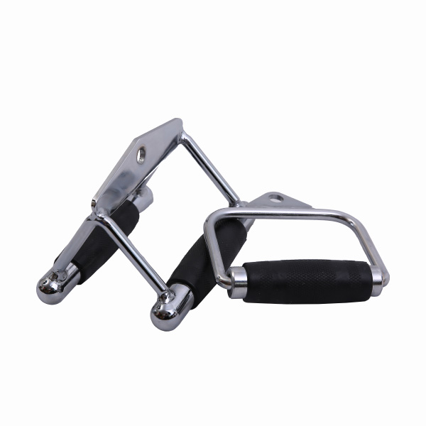 14*10.5cm Gym Fitness Accessories V Shape Rubber Grip Handles