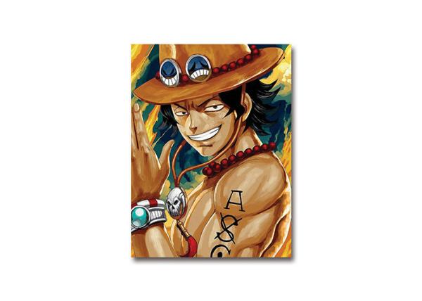 One Piece Luffy Flip Anime Lenticular Poster Triple Transitions For Restaurant