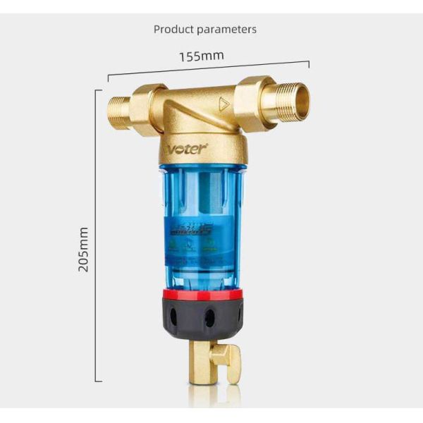 40μm 3T/H High Flow Rate Wholehouse Pre Water Filter