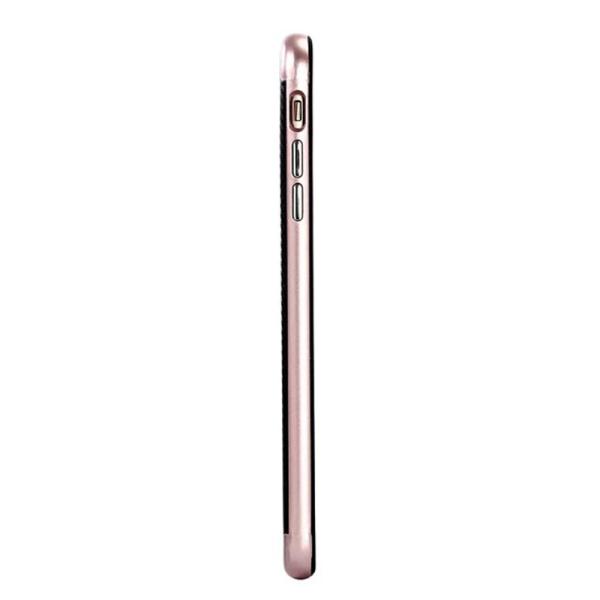 Soft TPU+Plating PC 2 in 1 Anti-drop Cell Phone Case Back Cover For iPhone 7 6s Plus