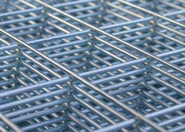Masonry Galvanised Steel Weld Mesh Fence Panels 2 inch Square 3.0mm Diameter