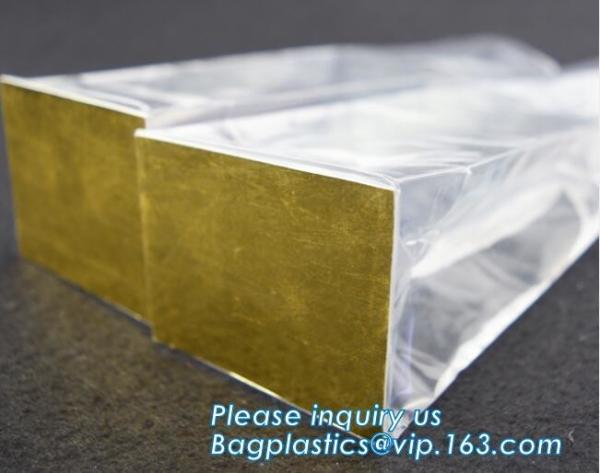 Zipper seal, zip seal, slider seal Square Block Bottom Bags With Side Gusset, Bopp Block Flat Bottom Bag