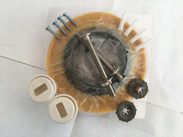 Universal Thickening Toilet Plastic Flange Anti Odorization With Screw Bag