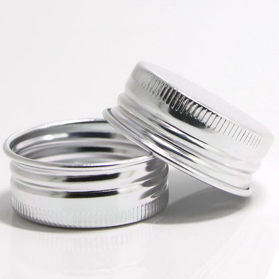 Glass Bottle Aluminum Screw Cap Break Proof Custom Logo / Size Easy To Use Lid