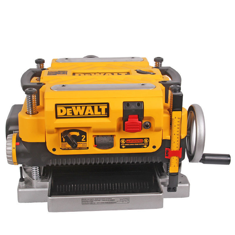 DEWALT DW735 Benchtop Thickness Planer 13 Inch 15A Two-Speed Wood Planer 3-Knife Cutterhead Woodworking Surface Planing Machine