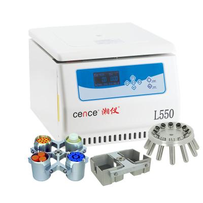 Centrifugador de baixa velocidade Tabletop L550 da grande capacidade de Unrefrigereted