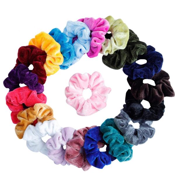 Flannelette hair accessories scrunchies oliver Rose red white Europe United States winter rope elastic hair bands