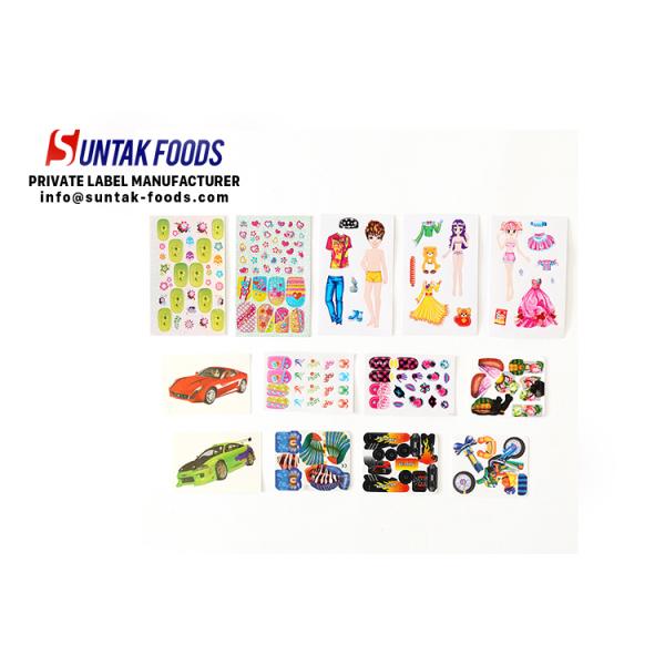 Mini Circle Shape Independent Bagged Sour Sweets Candy In Paper Box