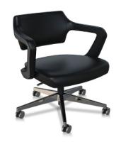 Swivel Modern Ergonomic Office Chair PU Leather Height Adjustable