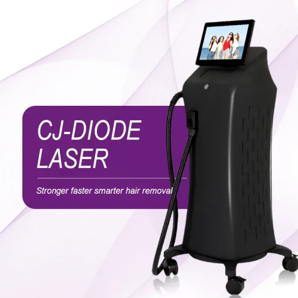 Máquina profesional de depilación láser de diodo con tamaño de punto de 14*21mm/14*38mm, fuente de alimentación de 220V/110V y 2 años de garantía