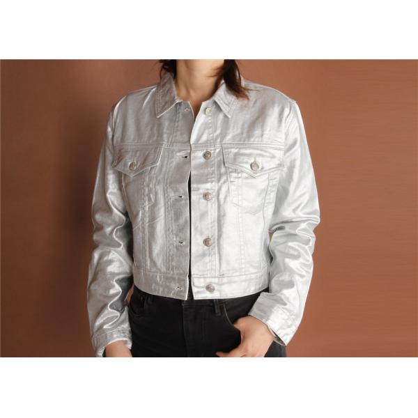 Stockpapa 100% cotton denim jackets For Women