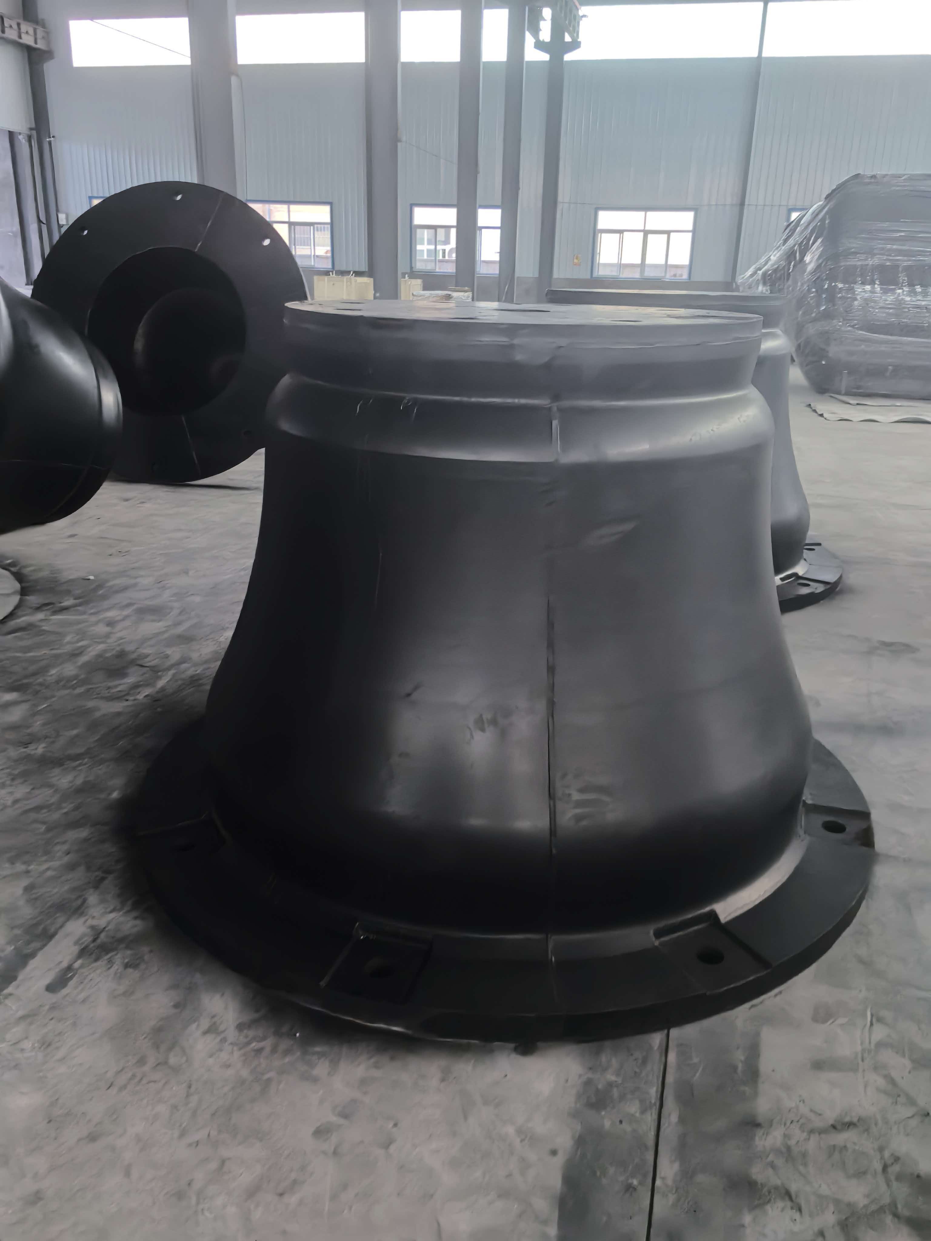 SGS Approved Cone Rubber Fenders Providing Hardness 60-70 Shore A and Weather Resistance Ideal for Marine Berthing Systems