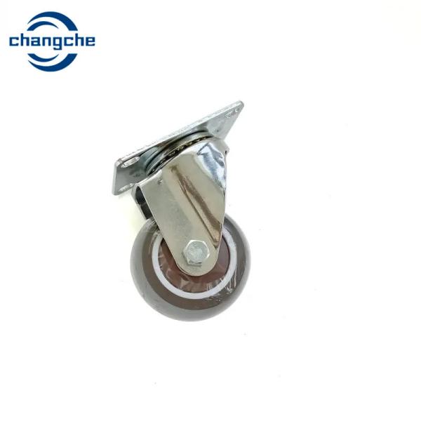 Rubber TPR PP Heavy Duty Industrial Caster Wheels Swivel And Locking Mechanism