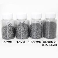 Las partículas de carburo de tungsteno soportan tamaño de partícula personalizado según los requisitos del cliente Logotipo 1.6-3.2mm Diámetro de grano