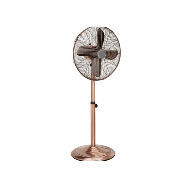 400mm 16 Inch Pedestal Fan 3 ABS Blades Three Speed Brushed Stainless Steel