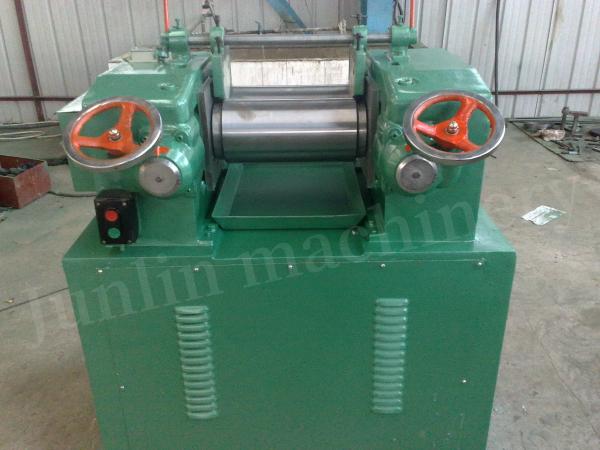 XK-160 Lab Open Rubber Mixing Mill 380V avec frein de sécurité