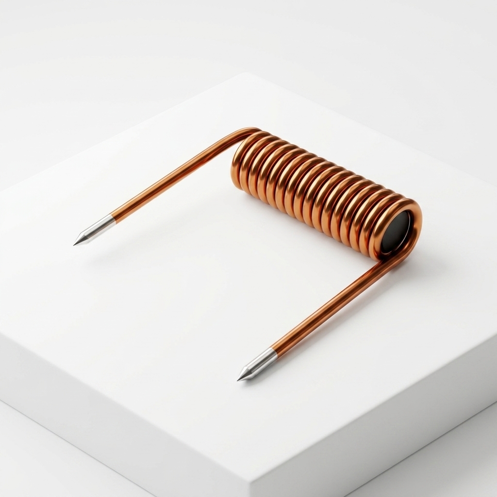 17nH RF Choke Coil Low Parasitic Capacitance Cylindrical Core Coil Radiation Hardened