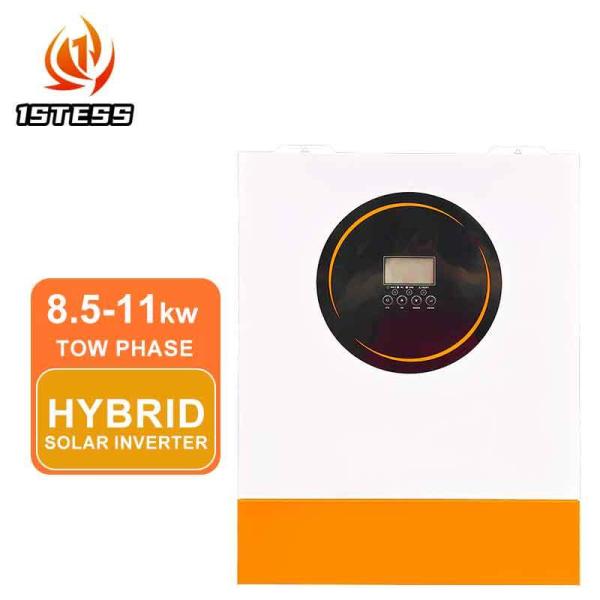 11KW 48V Single Phase Pure Sine Wave Power Converter 2 MPPT 160A Max Charge AC Priority