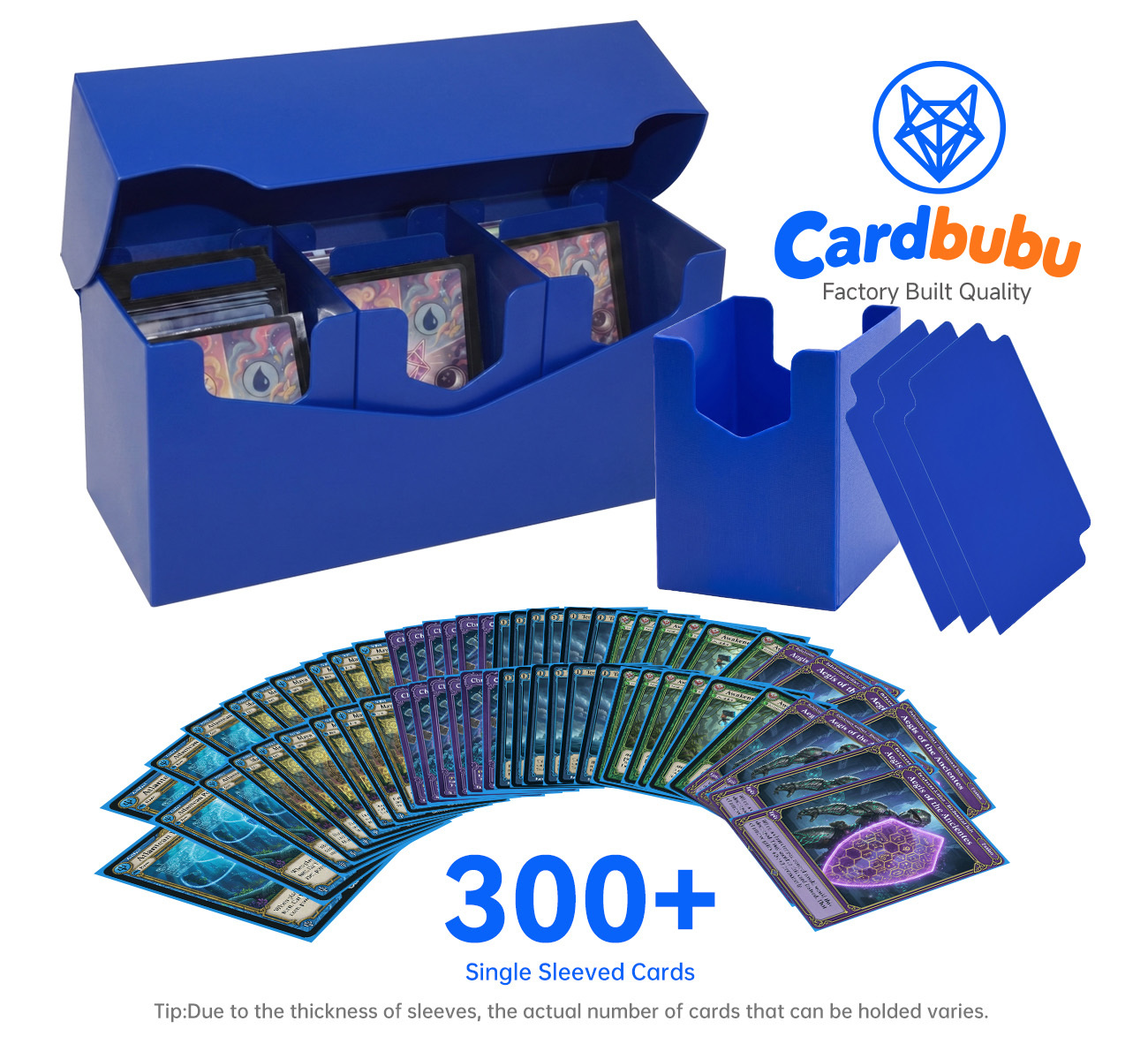 Double Sleeved TCG Card Deck Box 300 Cards Custom Printing PT CG Double Deck Box