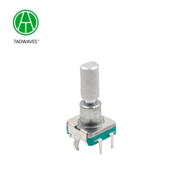Encodeur rotatif lisse à 360 degrés Alps EC11 pour navigation automobile, potentiomètre de volume numérique avec interrupteur, demi-arbre de 25 mm