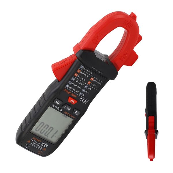 True RMS Smart Auto Digital Clamp Meter 6000 Counts AC DC Multimeter
