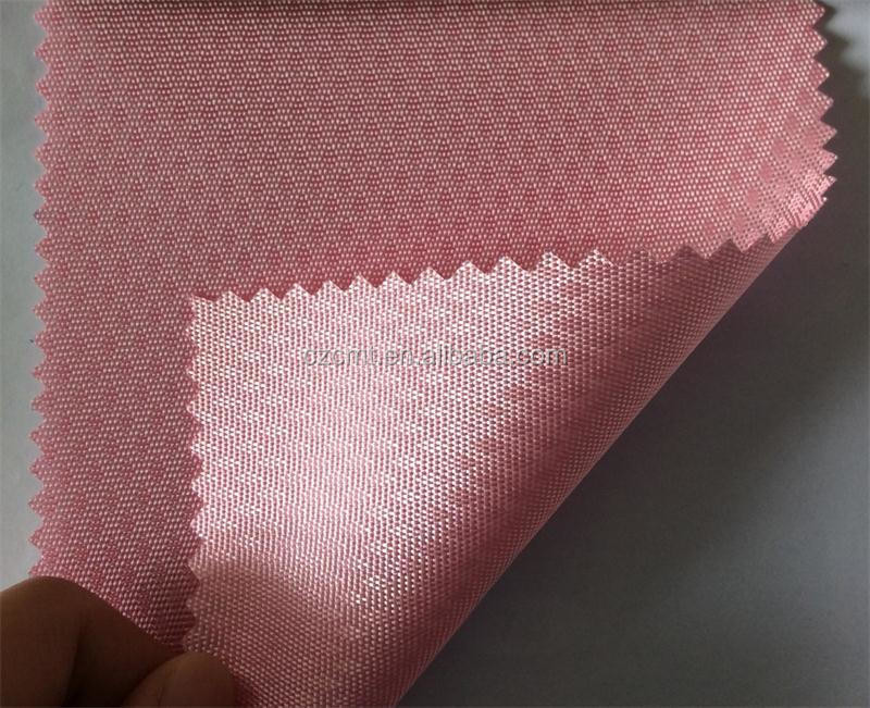 Coated Pink Bar Diamond Implicit Jacquard 100% Polyester Oxford Fabric for Items