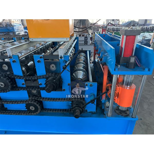 “5 Rib 7 Rib Double Deck 750 Roof Sheet Roll Forming Machine Automatic Trapezoidal Metal Roofing Sheet Roll Former Machine for Malaysia Roof Panel Production Line High Efficiency ”
