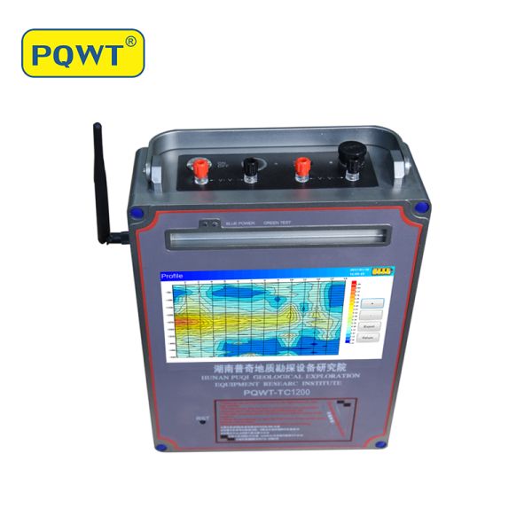 PQWT TC900 Geological Exploration Equipment Geophysics Survey Deep Depth Underground Water Detector 1200m