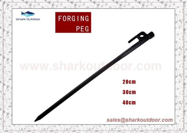 Mountaineering camping high strength lengthened cast iron tent peg beach peg snow peg