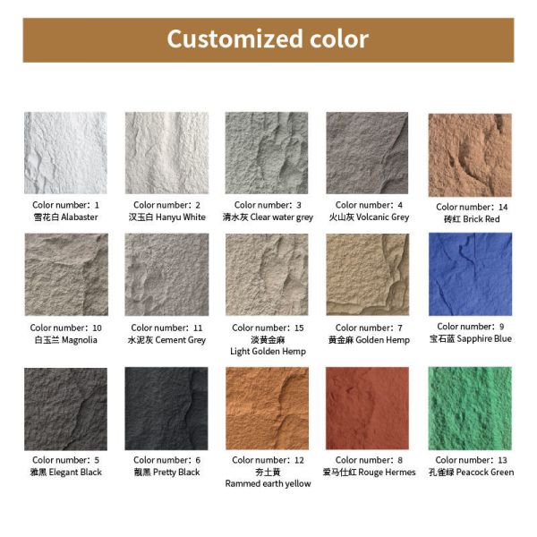Factory Direct Sale Pu Stone Wall Panel Lightweight Modern Artificial Stone Waterproof Wall Panels & Boards Easy to Assemble