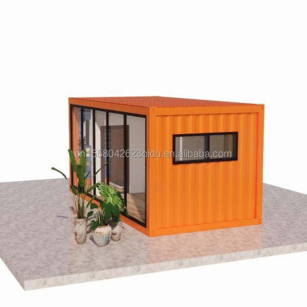 Prefab Living Container House Mobile Container Home With Bathroom Kitchen bedroom Customized Color Aluminum Alloy Windows