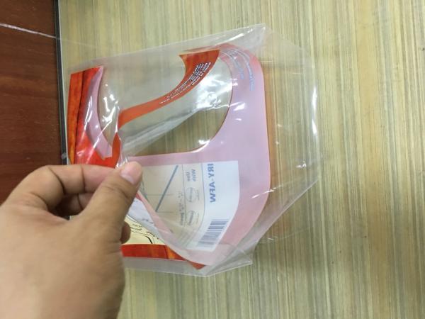 Garment Packaging Poly Bags / Custom Printed Poly Bags For Packing Underwear