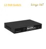 L2 Management Ethernet Switch, 16 Gigabit Poe Switch+2 SFP Uplink Ports and 2 Gigabit Uplink Ports;
