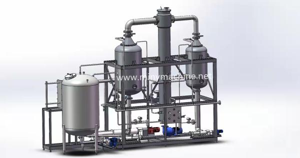 Stainless Steel Multi-Effect Falling Rising-Film Evaporator for Gelatin Direct Supply
