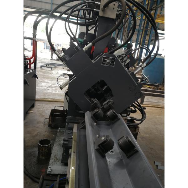 Linha de alta velocidade da máquina de perfuração do ângulo do CNC com único modelo APM125 do corte da lâmina