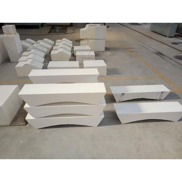 Огнеупорный материал AZS-33/AZS-36/AZS-41 Цирконовый кориндный кирпич для плавильного бассейна стекла