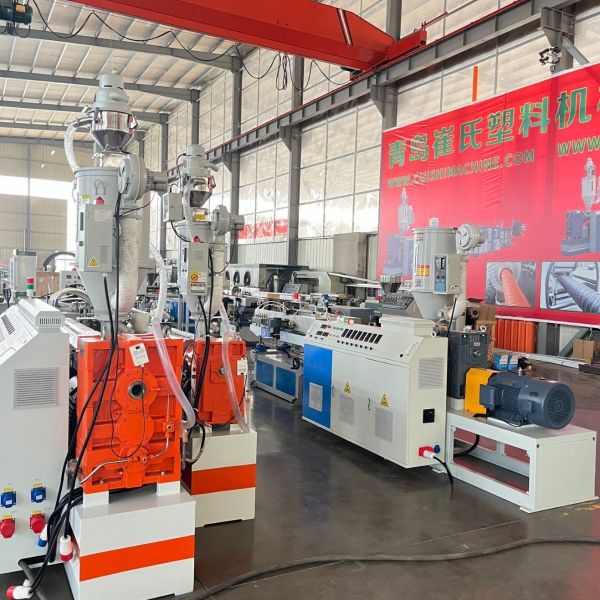 Plastic PE/PP Single Wall Corrugated Conduit Pipe Making Machine