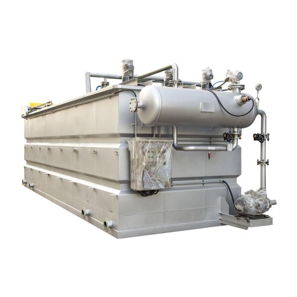 Food Wastewater Treatment Dissolved Air Flotation Equipment 80m³/h Efficiently Removes Grease