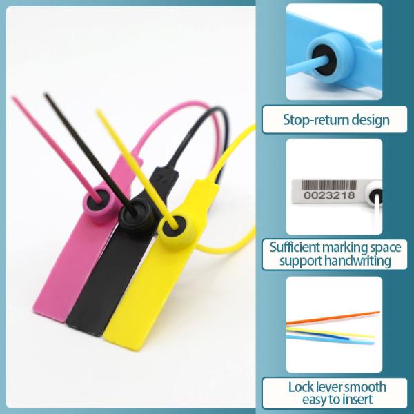 Plastic Numbered Security Seals Easy Break Tamper Plastic Numbered Seal Truck Plastic Seals