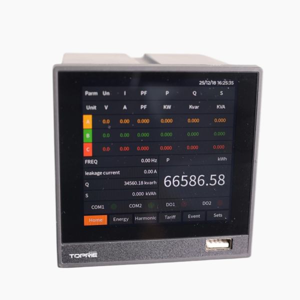 Multifunction Three Phase Power Meter Network Monitoring Energy Management CE Certificated