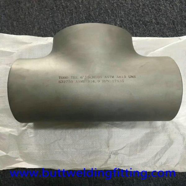 Soldadura de extremidade 6 de ASME B16.9 A403 WP316L encaixe de tubulação de aço inoxidável do T de Sch10s