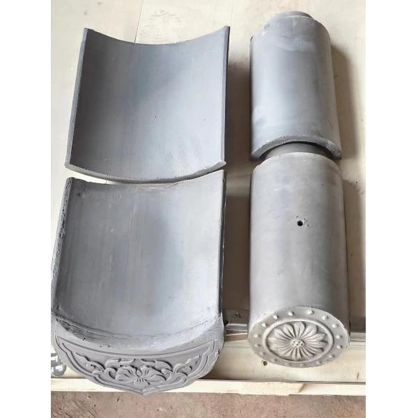 20*20cm Carreaux de toit bon marché de style ancien chinois en argile carreaux plats panneau carreaux auvents carreaux pour la maison chinoise