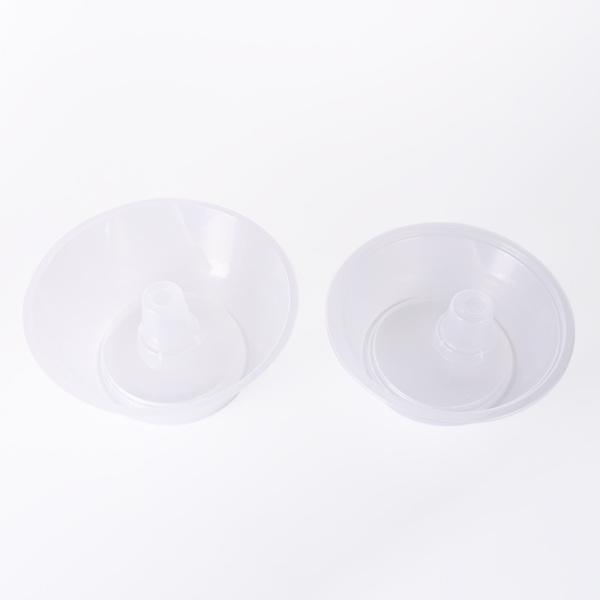 2 In 1 90mm Diameter PP Plastic Cups With Snack Tray OEM ODM Service 5000pcs