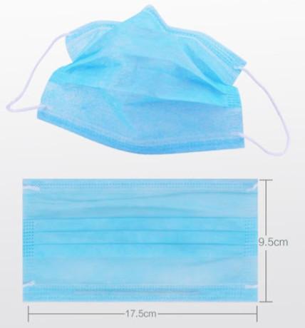 High BEF 3 Ply Disposable Face Mask For Public Places Personal Care