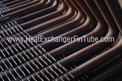 DIN 17175 ST35.8 / I  SMLS Carbon Steel Square H Fin Tubing with 90° Bends