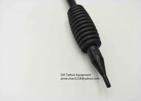 1 3/4 19mm 25mm Black Rubber Tattoo Grips Pre Sterilized Individual Pack