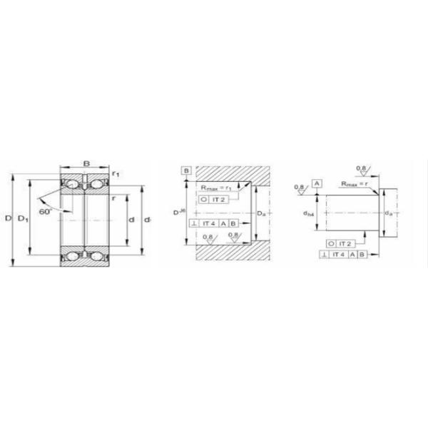 Axial Load ZKLN1545-2Z Angular Contact Ball Bearing 15*45*25mm Screw Support Bearing