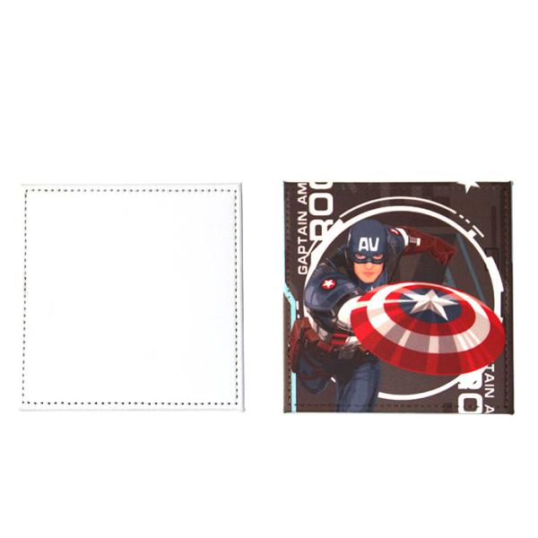 Sublimation Coaster Blanks Round And Square Leather Coasters Custom Print Sublimation Coasters
